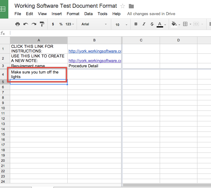How we do checklists in Google Docs Benko